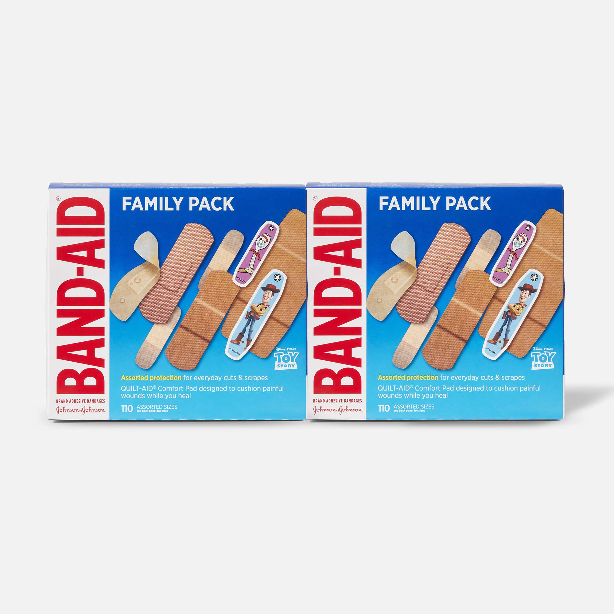 BAND-AID® Family Pack Adhesive Bandages, 110 ct. (2-Pack), , large