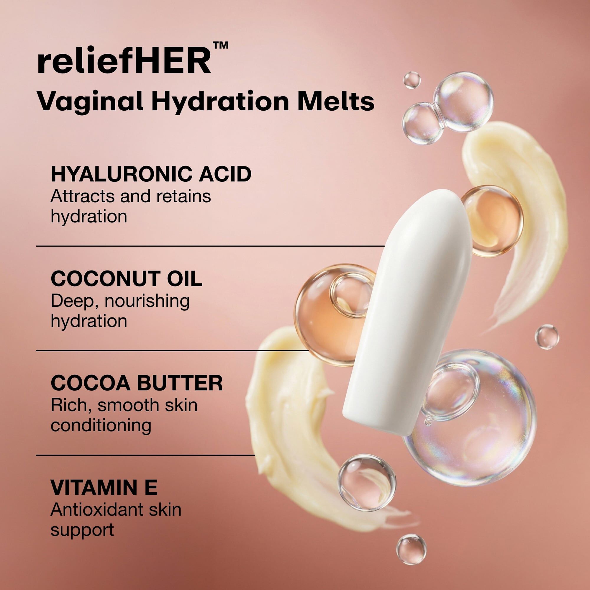 Joylux reliefHER™ Vaginal Hydration Melts, 5 ct., , large