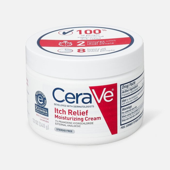 CeraVe Moisturizing Cream for Itch Relief, , large