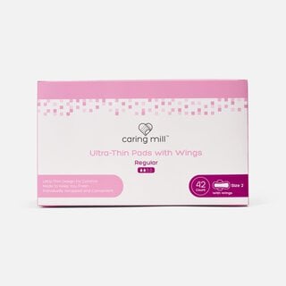 Caring Mill™ Ultra Thin Pads With Wings Size 2, 42 ct.
