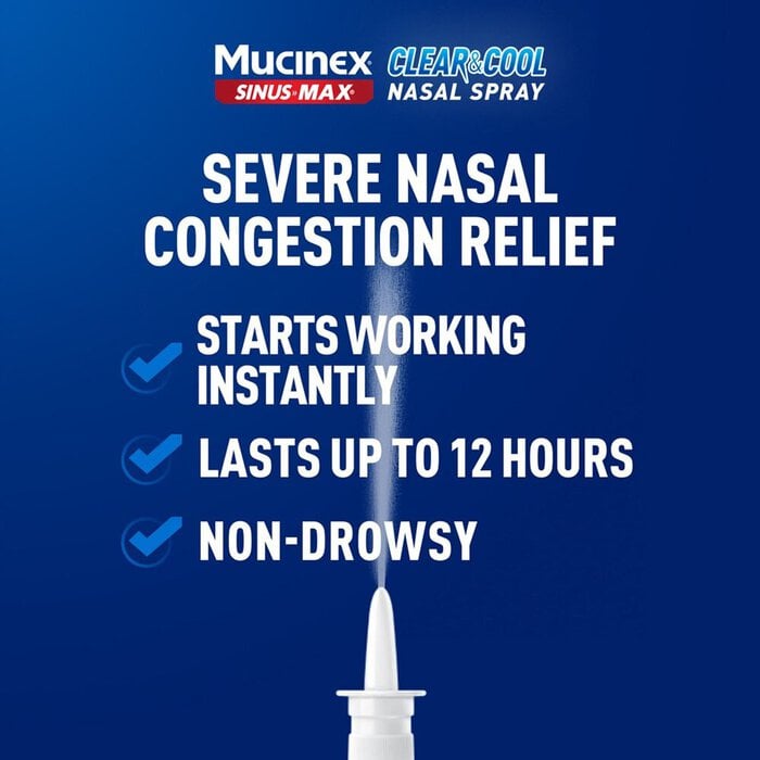 Mucinex® Rapid+Clear™ Day & Night Cold and Flu Medicine + Sinus-Max® Clear & Cool Nasal Spray, Combo Pack, , large