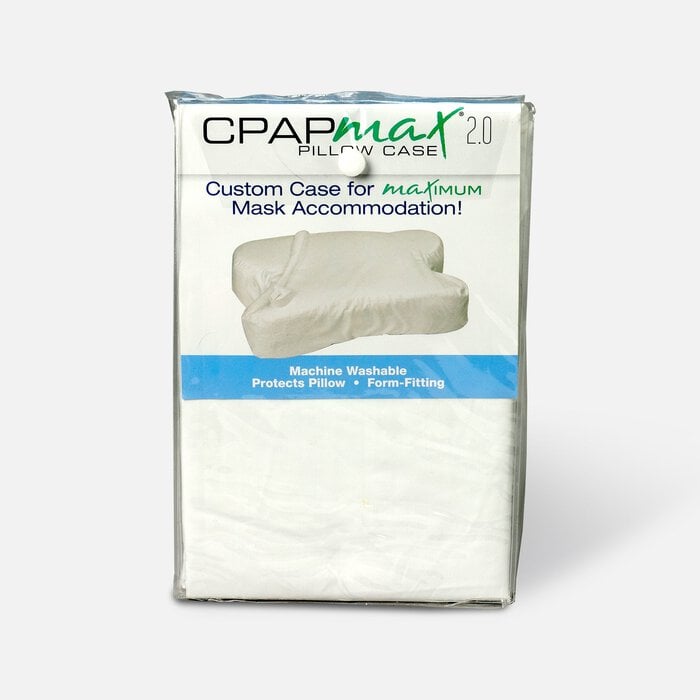 Large Cpap Packaging CPAP Max 2.0 Standard Pillowcase, White by Contour | FSA Store