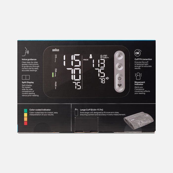 Braun ExactFit® 4 Upper Arm Blood Pressure Monitor, , large