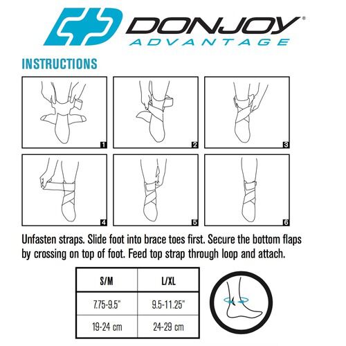 DonJoy Advantage Stabilizing Ankle Brace, , large