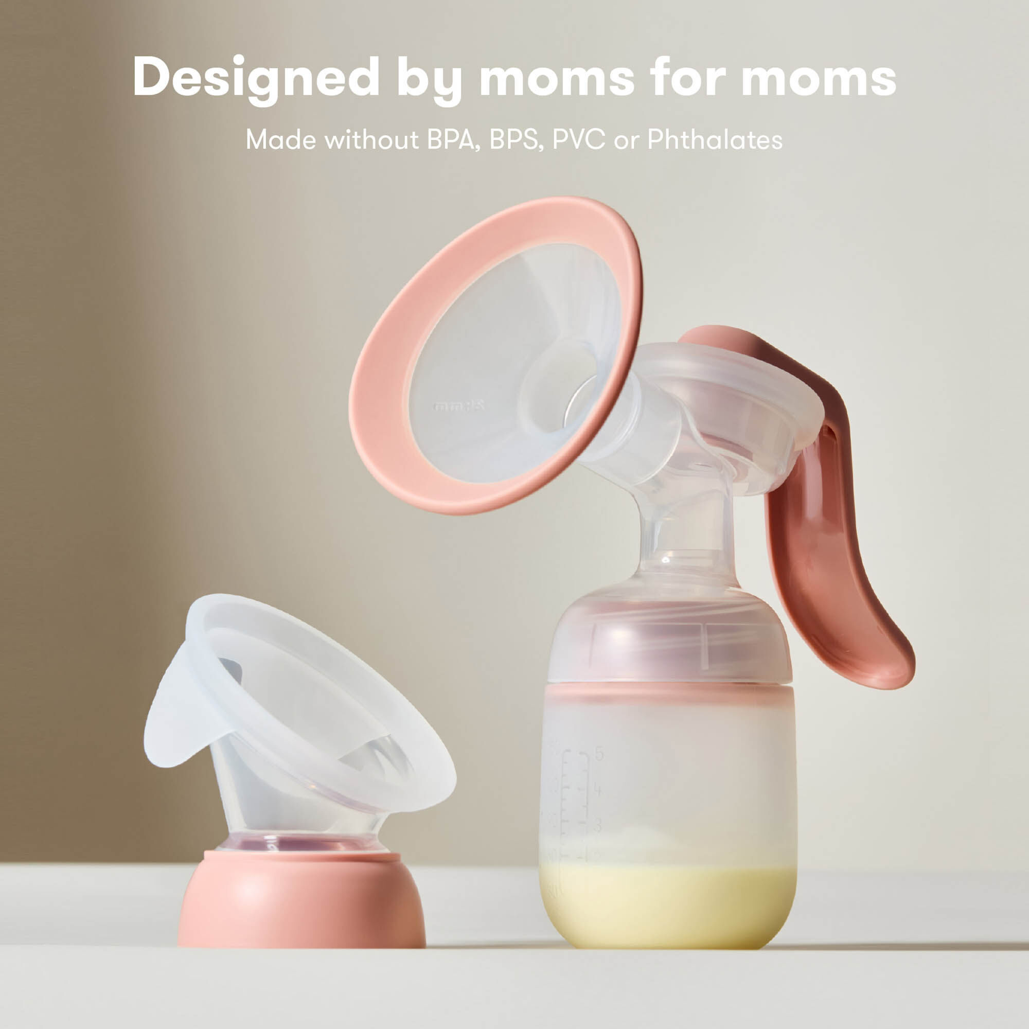Frida Mom 2-in-1 Manual + Silicone Suction Breast Pump, , large