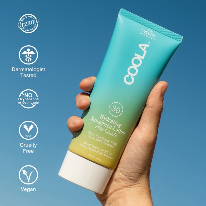 COOLA® Classic Body Organic Sunscreen Lotion, SPF 30, Piña Colada, 5 fl. oz., , large
