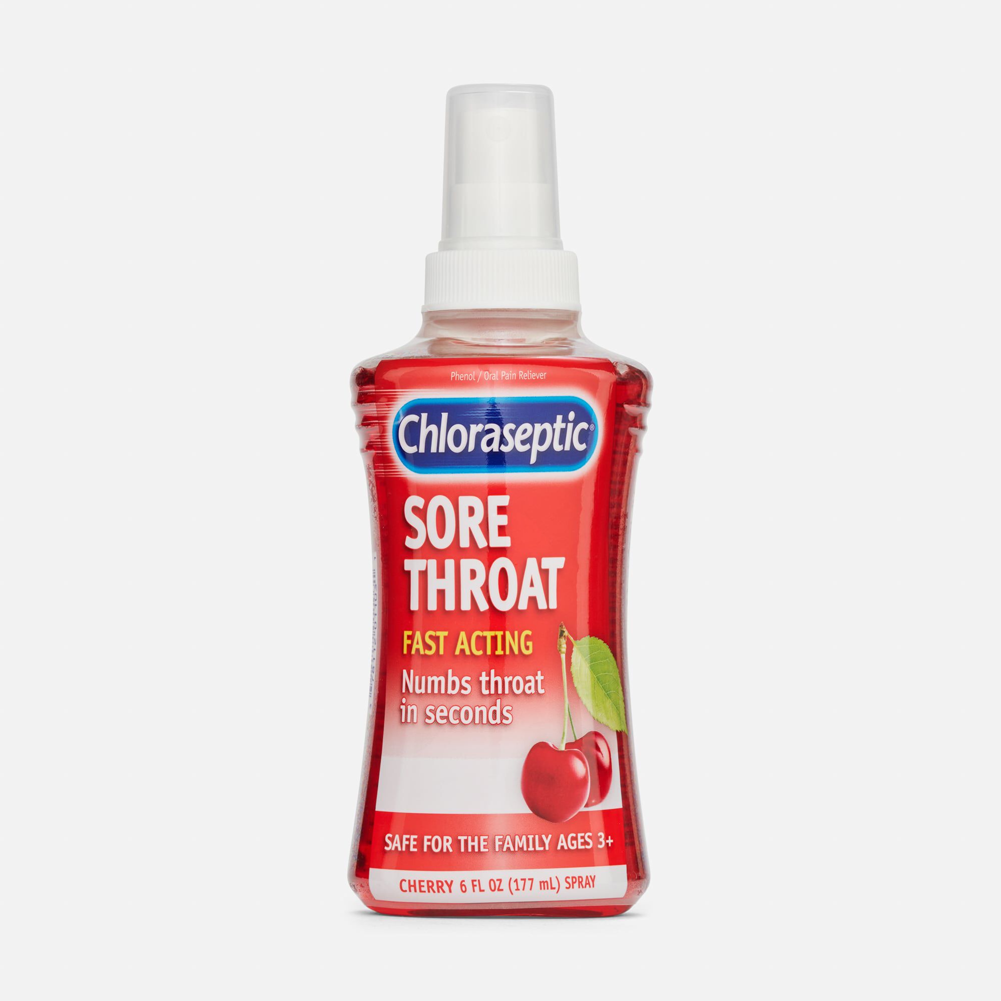 Chloraseptic Cherry Sore Throat Spray, 6 fl oz., , large