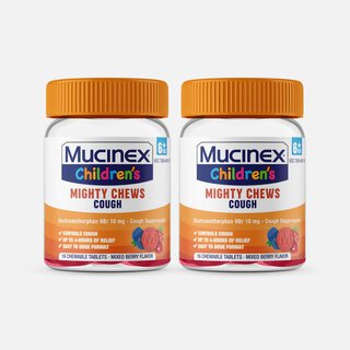 Mucinex Children's Mighty Chews, Daytime Cough, 16 ct. (2-Pack), , large