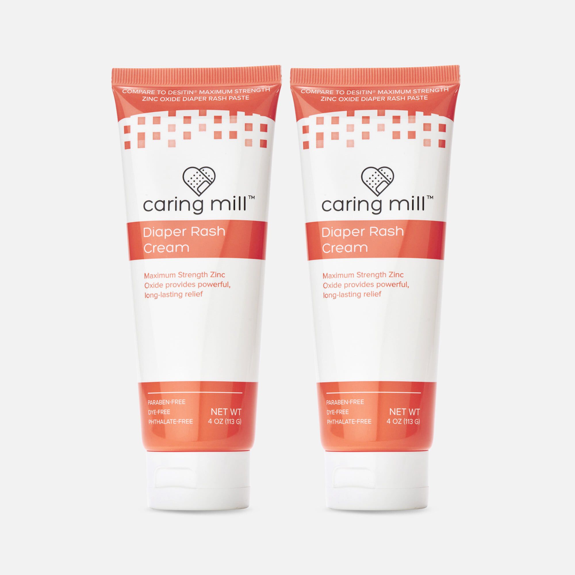 Caring Mill™ Diaper Rash Cream, 4 oz. (2-Pack)