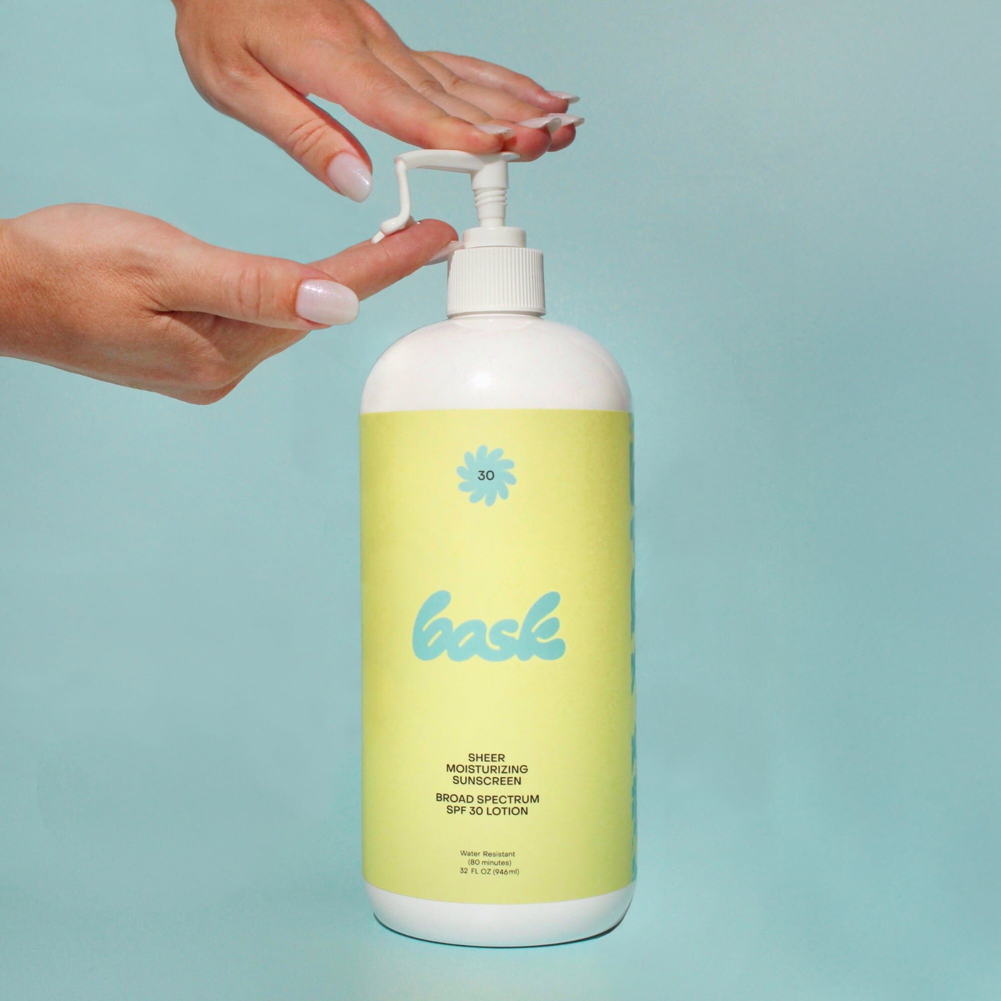 Bask BBL Big Bask Lotion SPF 30 Sheer Moisturizing Lotion, 32 fl oz., , large