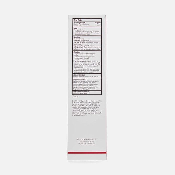 EltaMD UV Sport Broad-Spectrum Face & Body Sunscreen, SPF 50, , large
