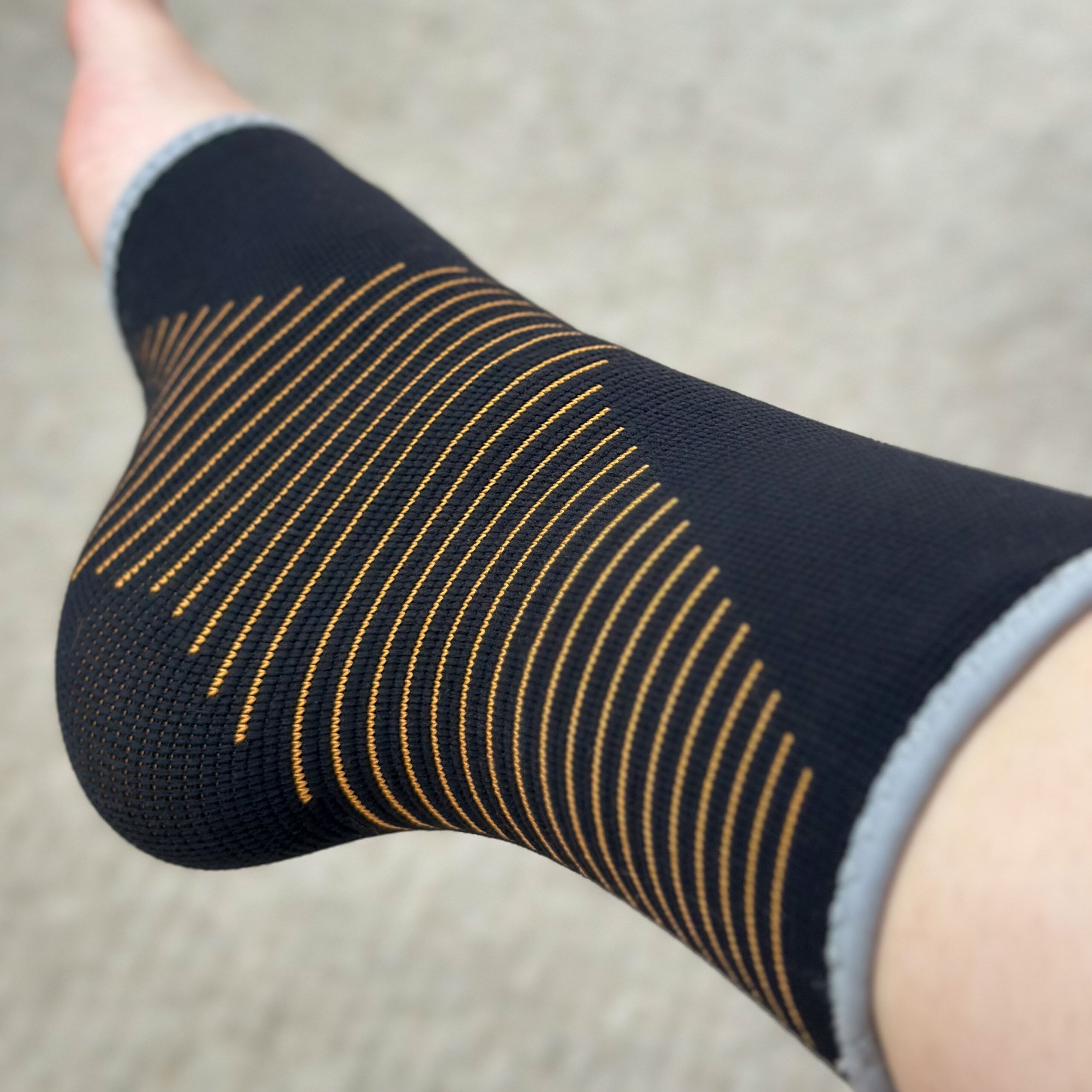 Caring Mill™ Copper-Infused Ankle Brace Compression Sleeve, , large