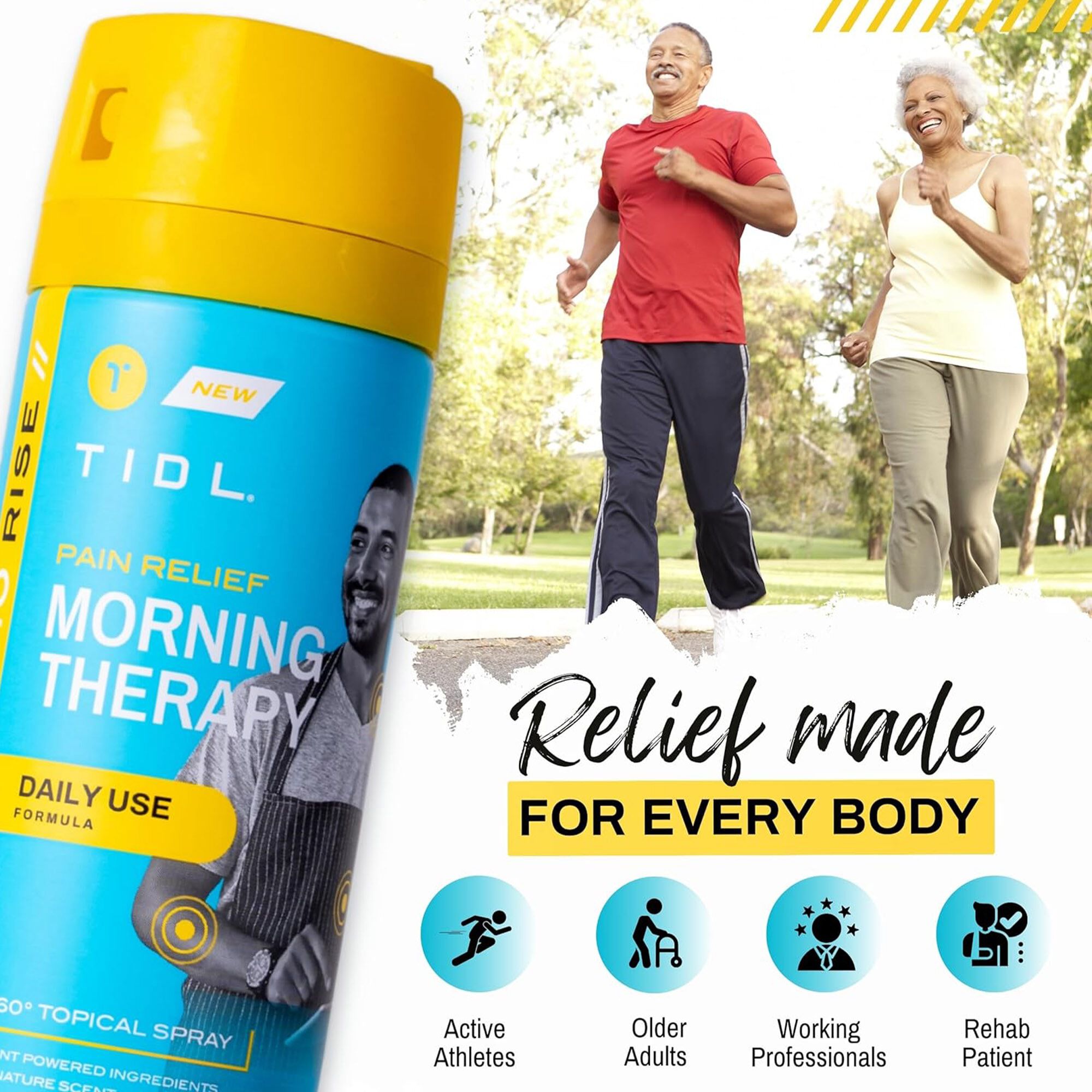 TIDL Morning Therapy Pain Relief Spray, 3 fl. oz., , large