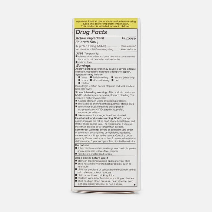 Caring Mill™ Children’s Ibuprofen Pain Reliever/Fever Reducer, 4 fl oz., , large