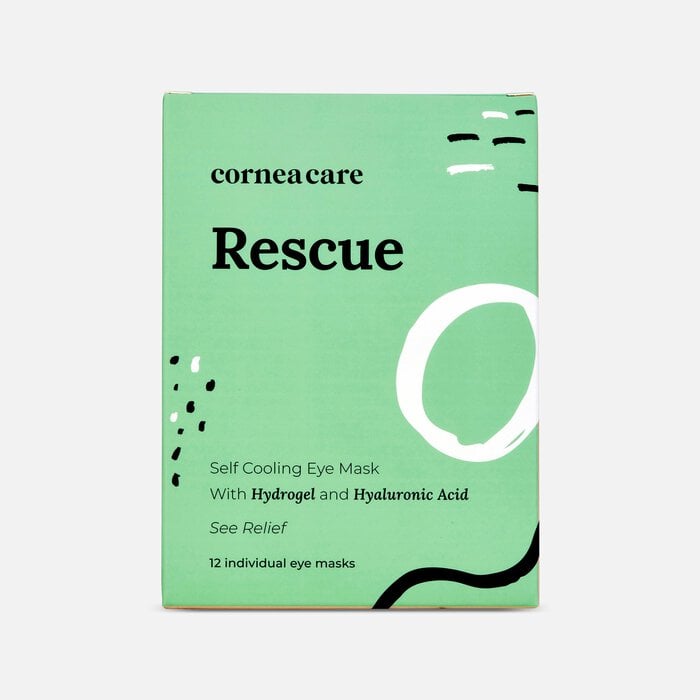 CorneaCare Rescue Self-Cooling Hydrogel Eye Masks, 12 ct., , large