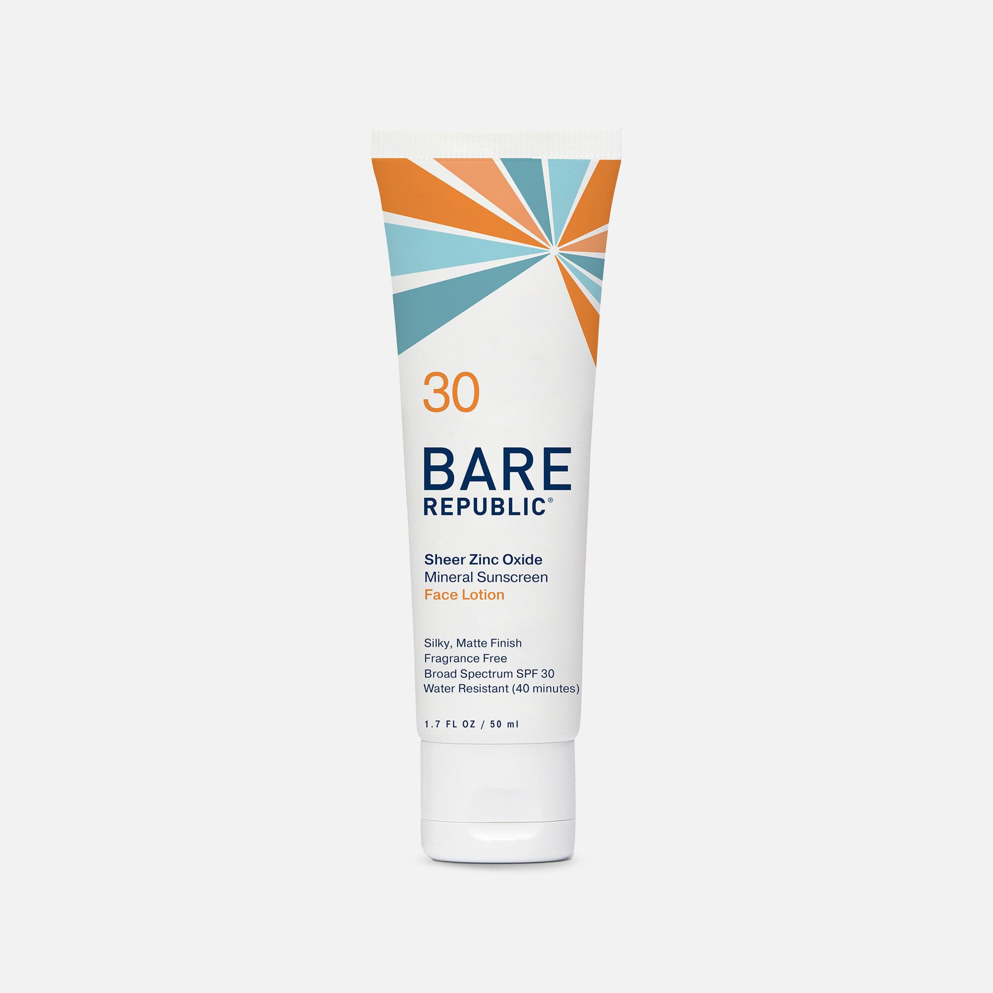 Bare Republic Mineral SPF 30 Face Sunscreen Lotion, 1.7 oz., , large