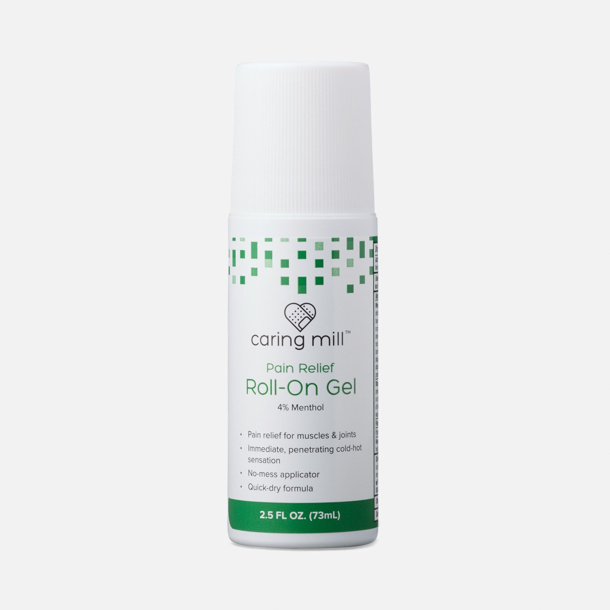 Caring Mill™ Menthol Pain Relief Roll-On Gel, 2.5 fl oz., , large