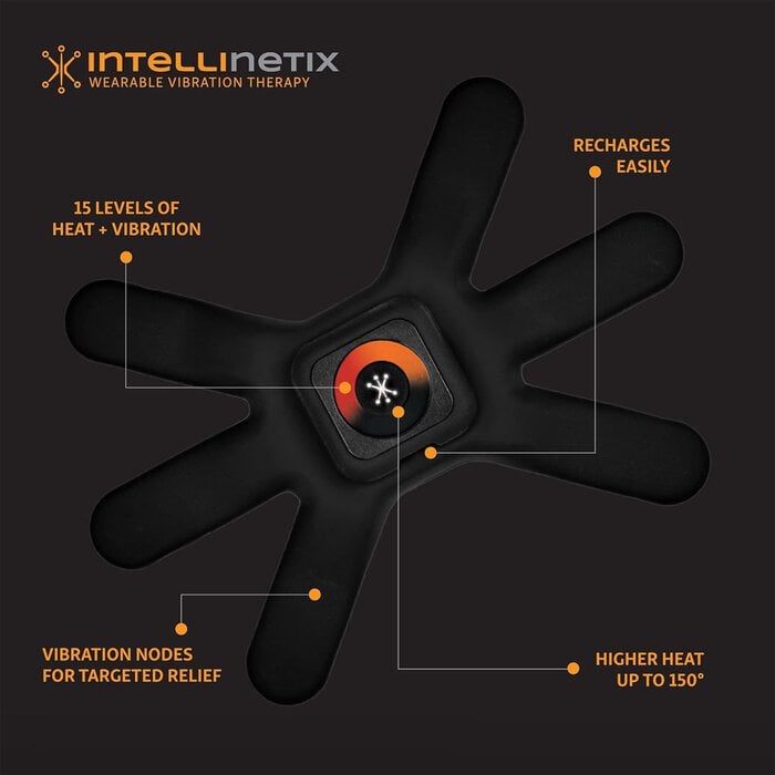 Intellinetix Heat + Vibration Therapy Wrap, , large