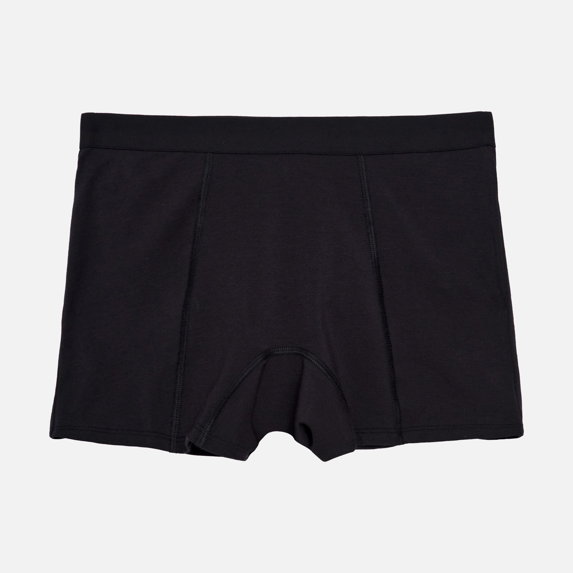 Thinx Overnight Boyshort Period Underwear, Black, , large