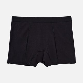 Thinx Overnight Boyshort Period Underwear, Black, , large
