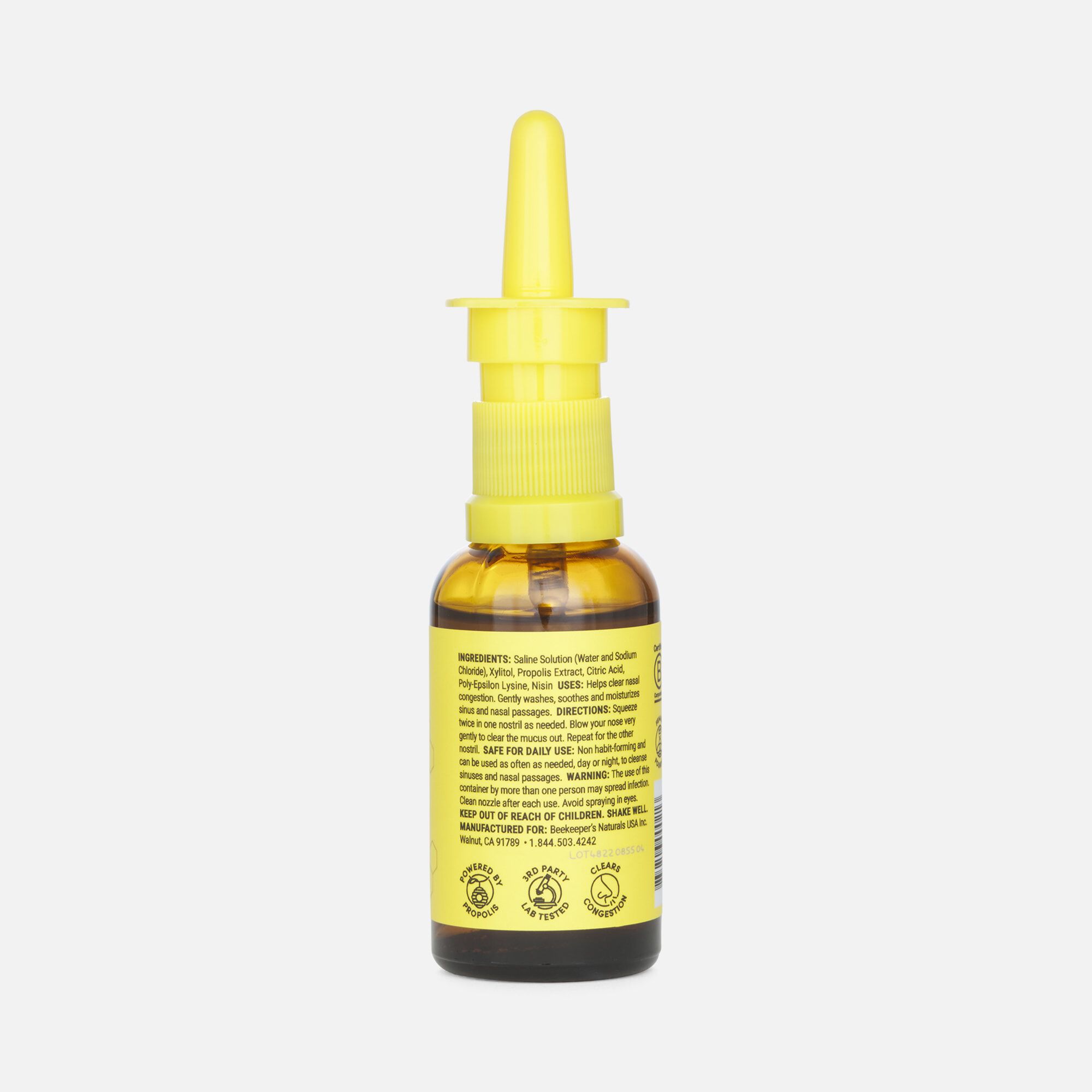 Beekeeper's Naturals Propolis Nasal Spray, 1 fl oz., , large
