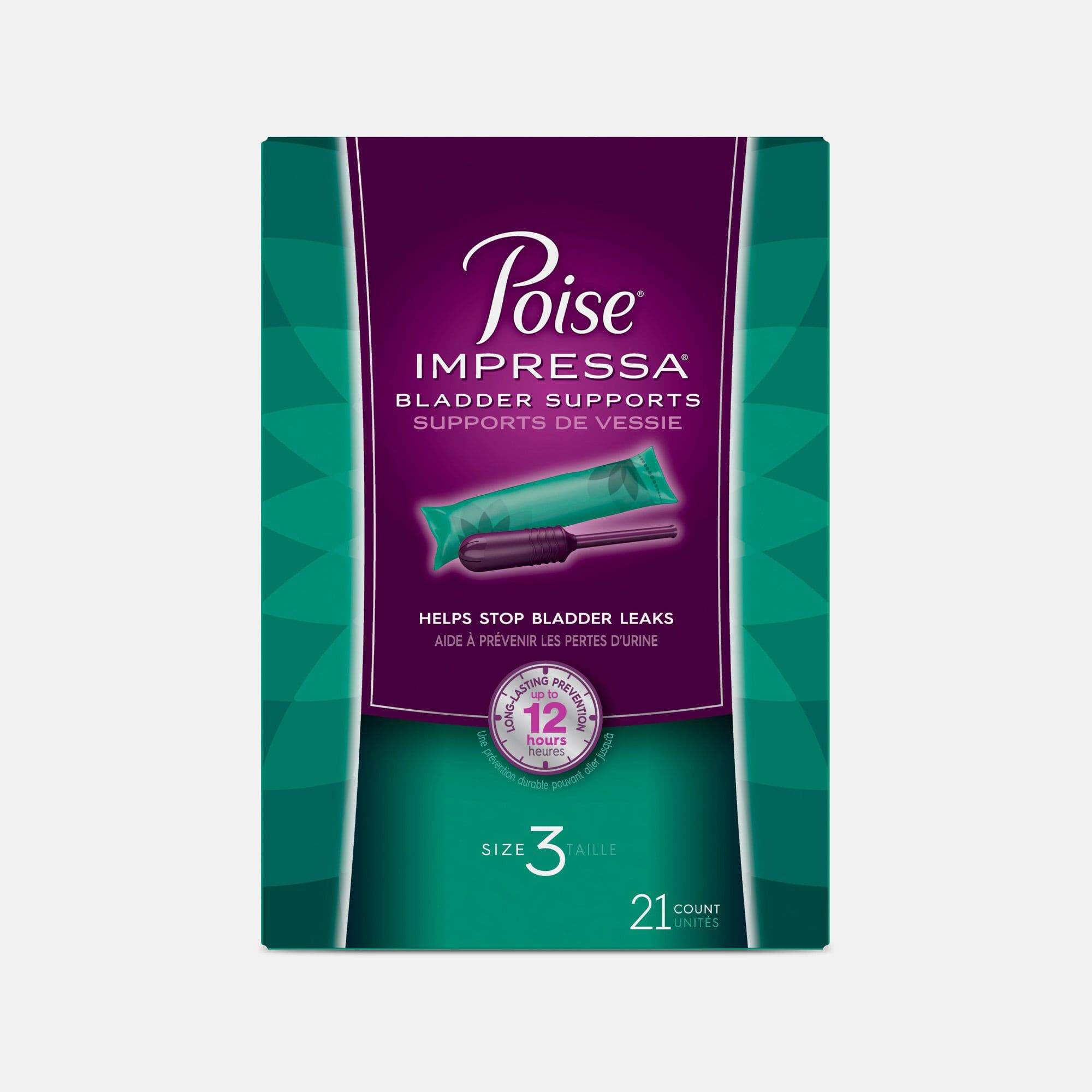 Poise Impressa Incontinence Bladder Support for Women, Bladder Control, 21 ct., , large