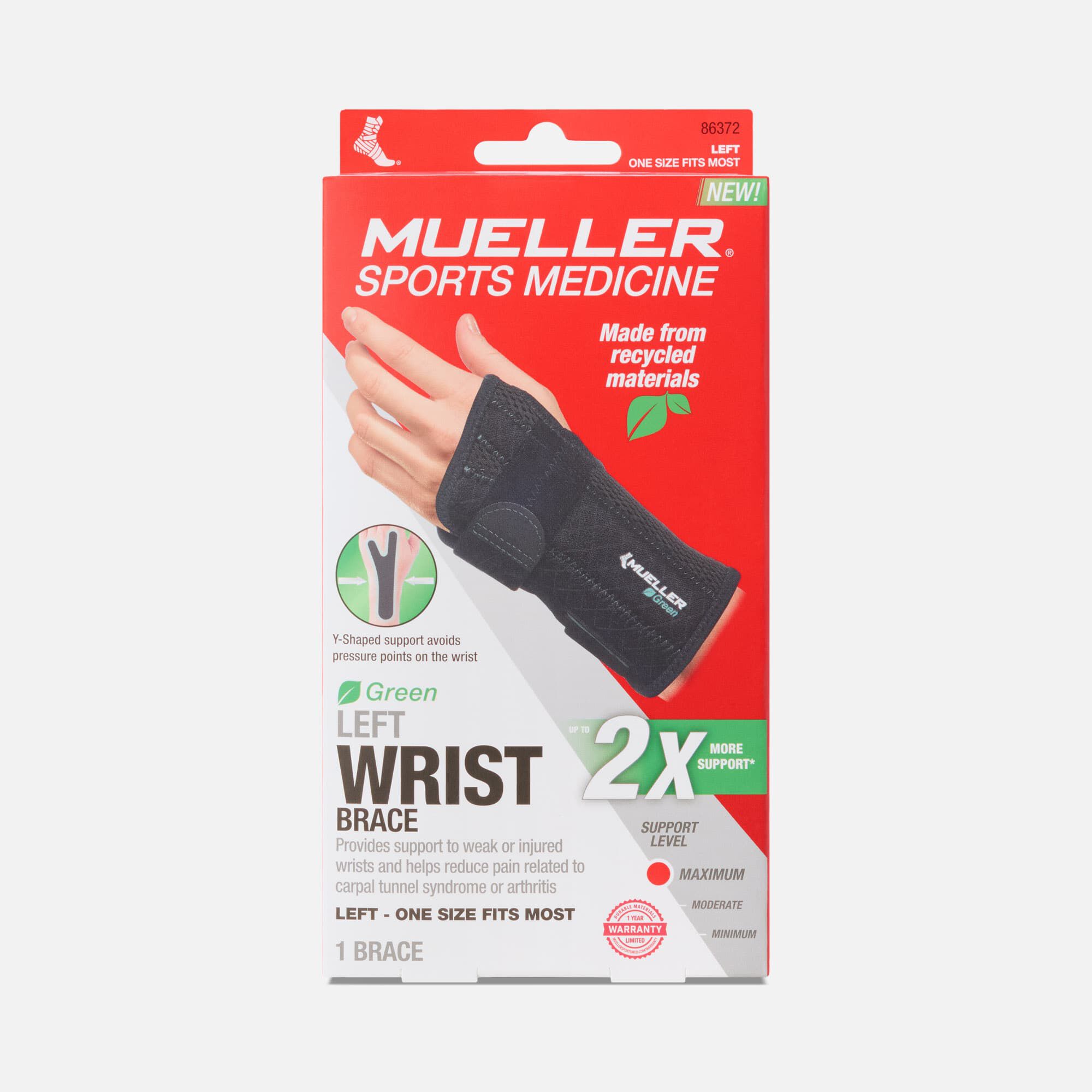 Mueller® Green Fitted Wrist Brace, , large
