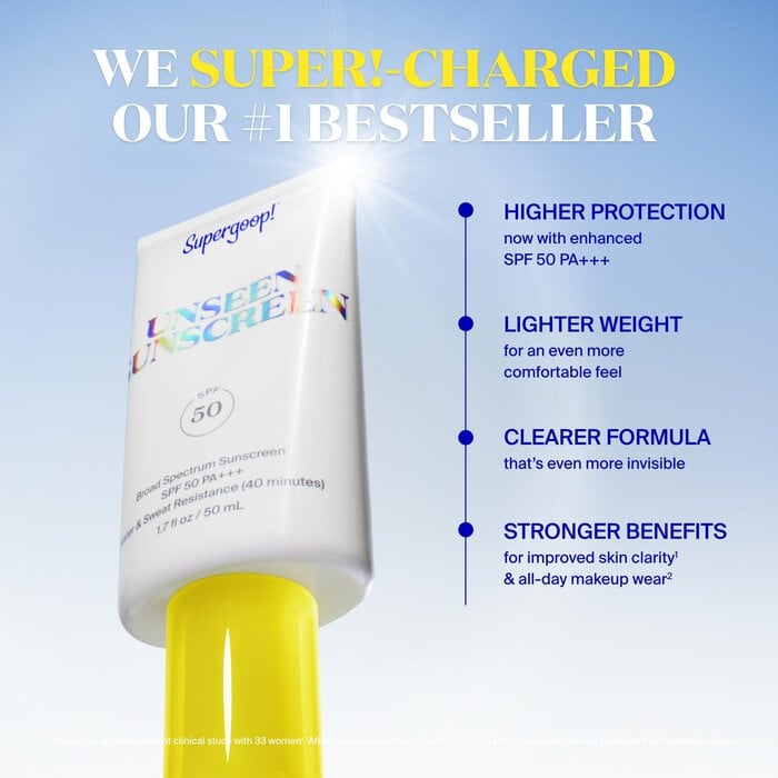 Supergoop! Unseen Sunscreen, SPF 50, 1.7 fl oz. (2-Pack), , large