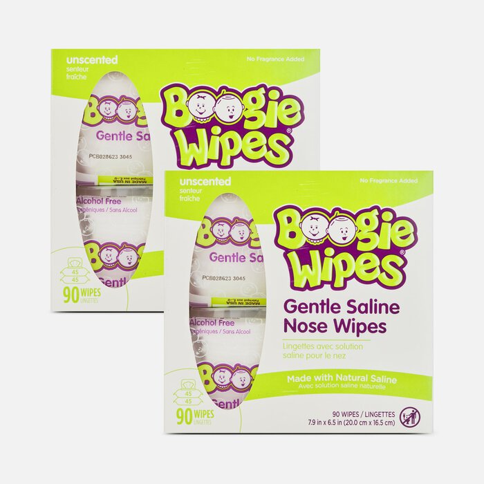 Boogie Wipes® 2-Pack 45 ct. Saline Wipes in Unscented (2-Pack), , large