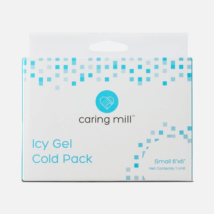 Caring Mill™ Icy Gel Cold Pack - Small 6" x 6", , large