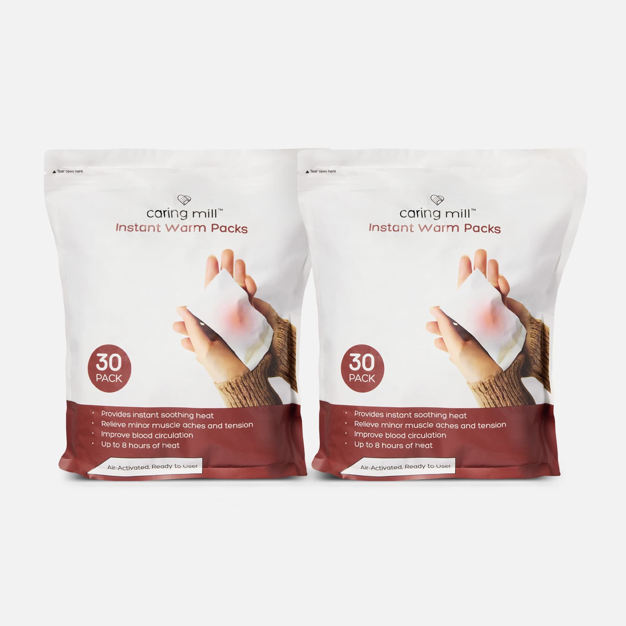 Caring Mill™ Instant Warm Packs, 30 ct. (2 pack)