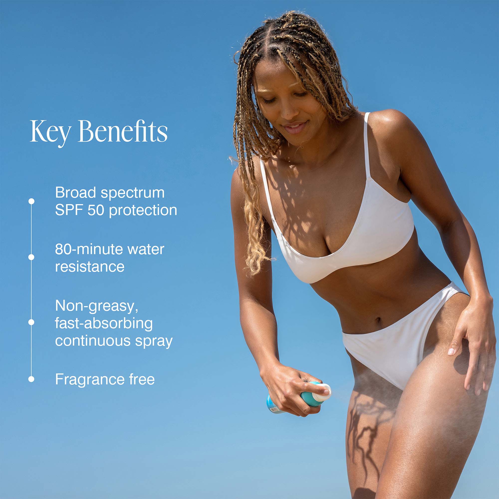 COOLA Classic Body Organic Sunscreen Spray SPF 50, 6 oz., , large