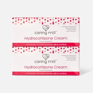 Caring Mill™ Hydrocortisone Cream, 2 oz. (Pack of 2), , large