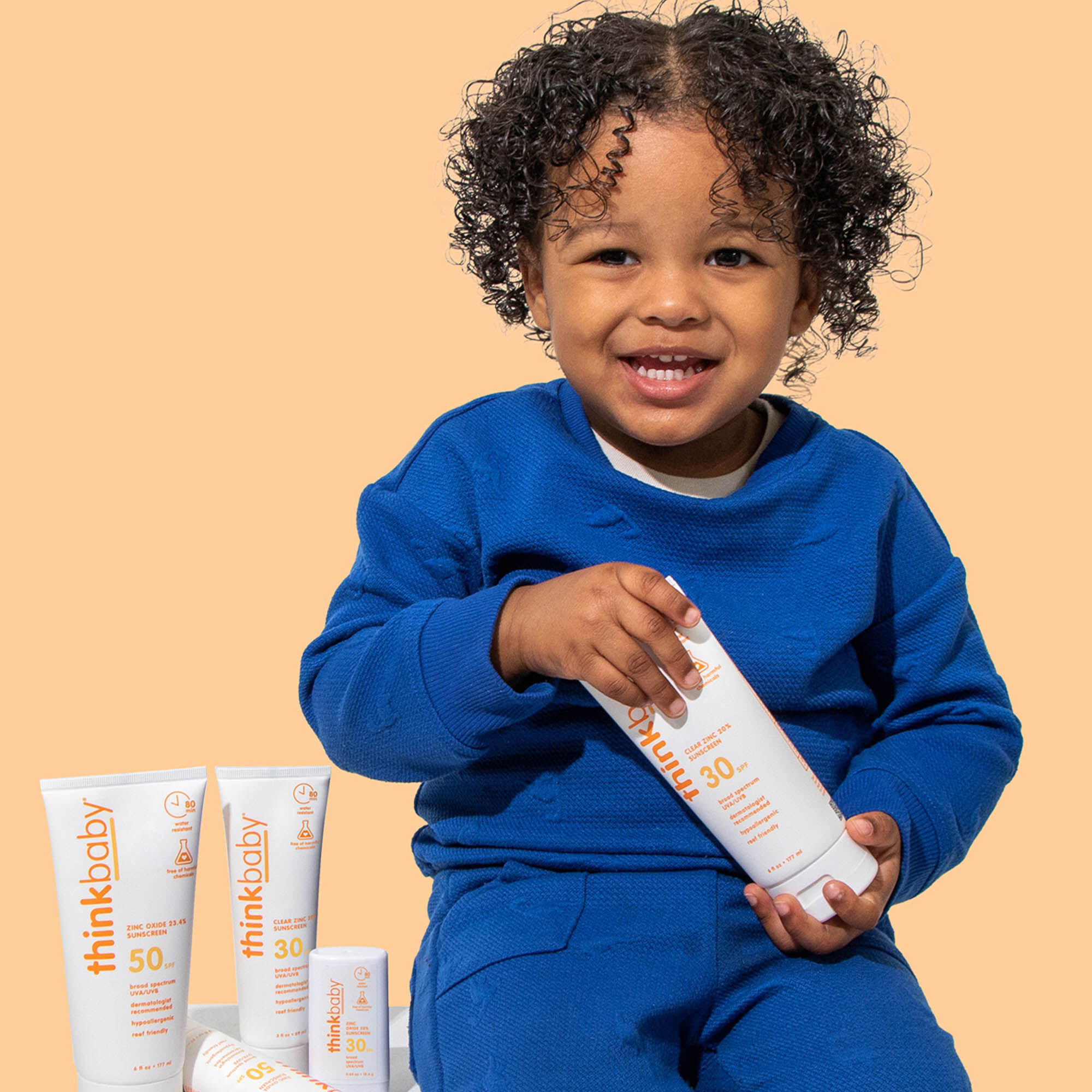 thinkbaby SPF 30 Clear Zinc Sunscreen, 6 fl oz., , large