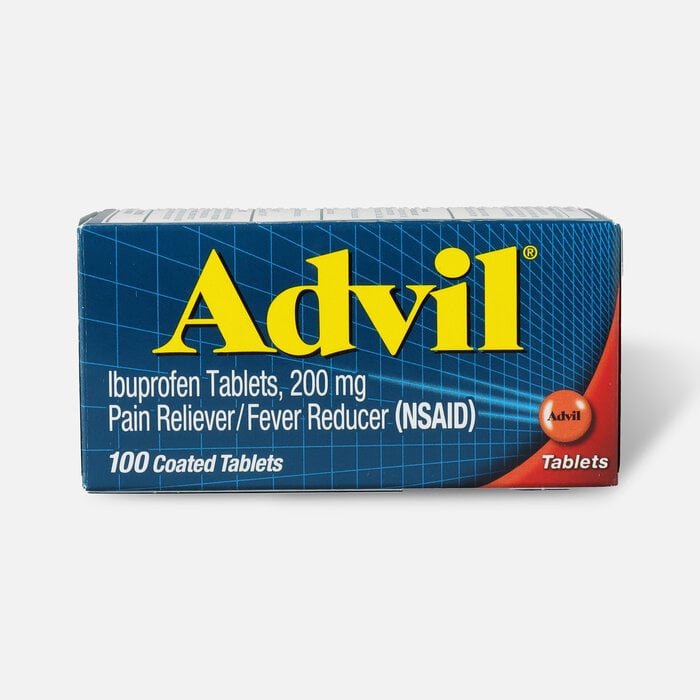 Advil Pain Reliever and Fever Reducer Coated Tablets, 200 mg, , large