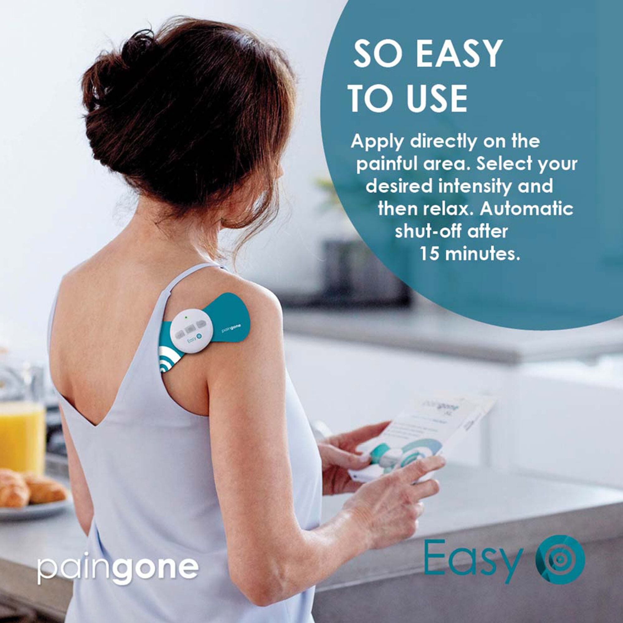 Paingone Easy Wireless & Wearable TENS Device, , large