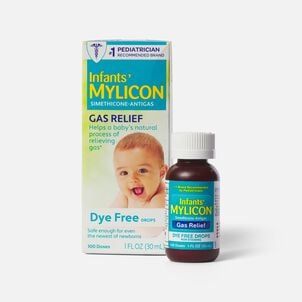 Mylicon Infant Gas Relief Drops, Dye Free, 1.0 fl oz.