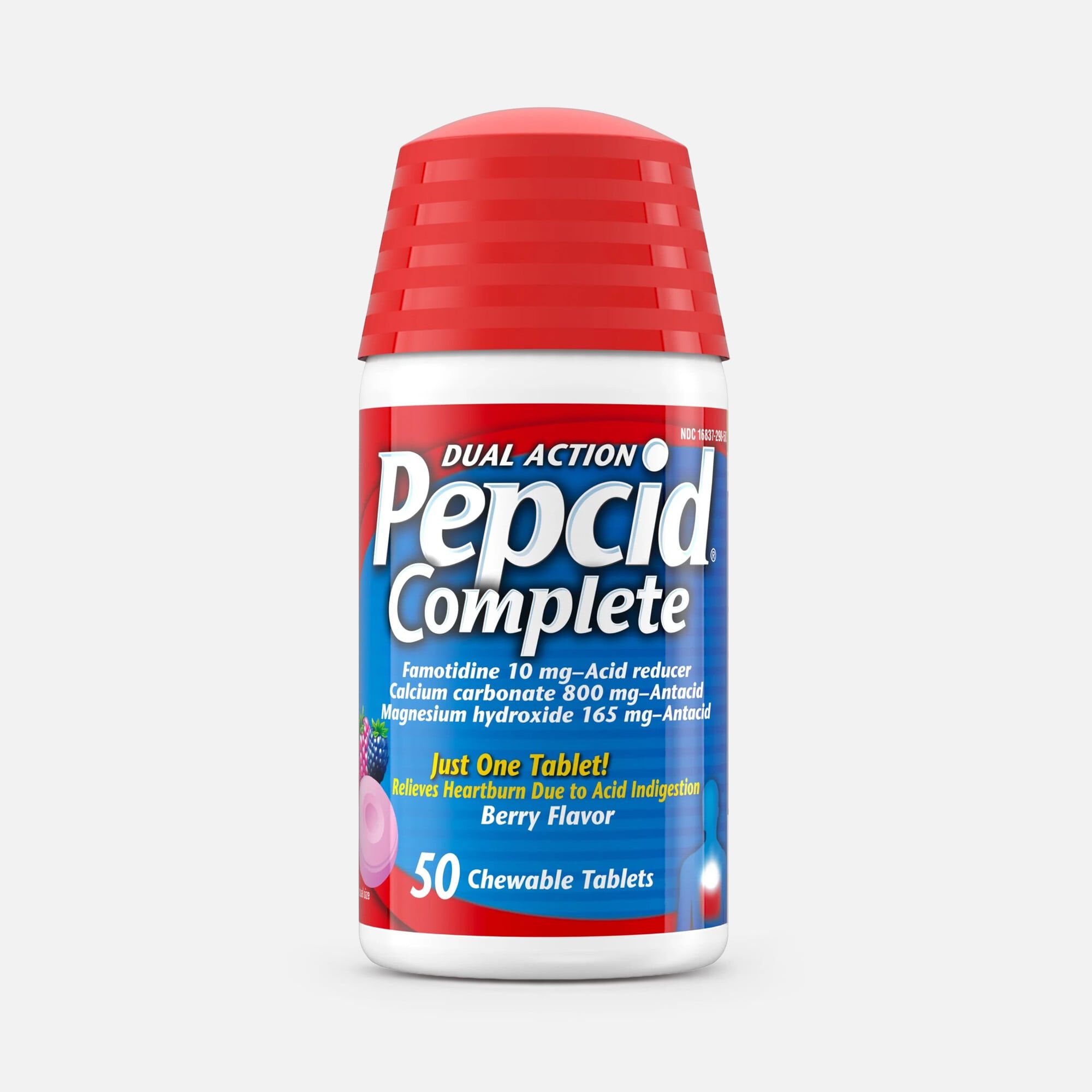 PEPCID COMPLETE Chewable Tablets, Berry, 50 ct., , large