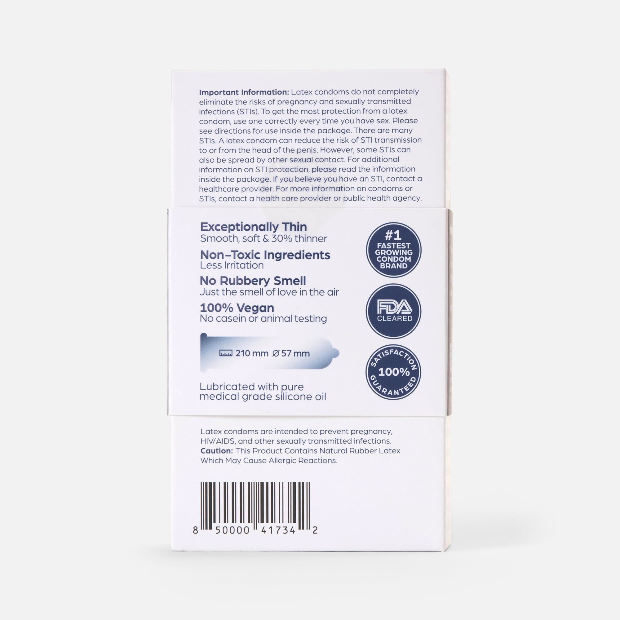 P.S. Condoms Exceptionally Thin Condoms, Size XL, 12 ct., , large