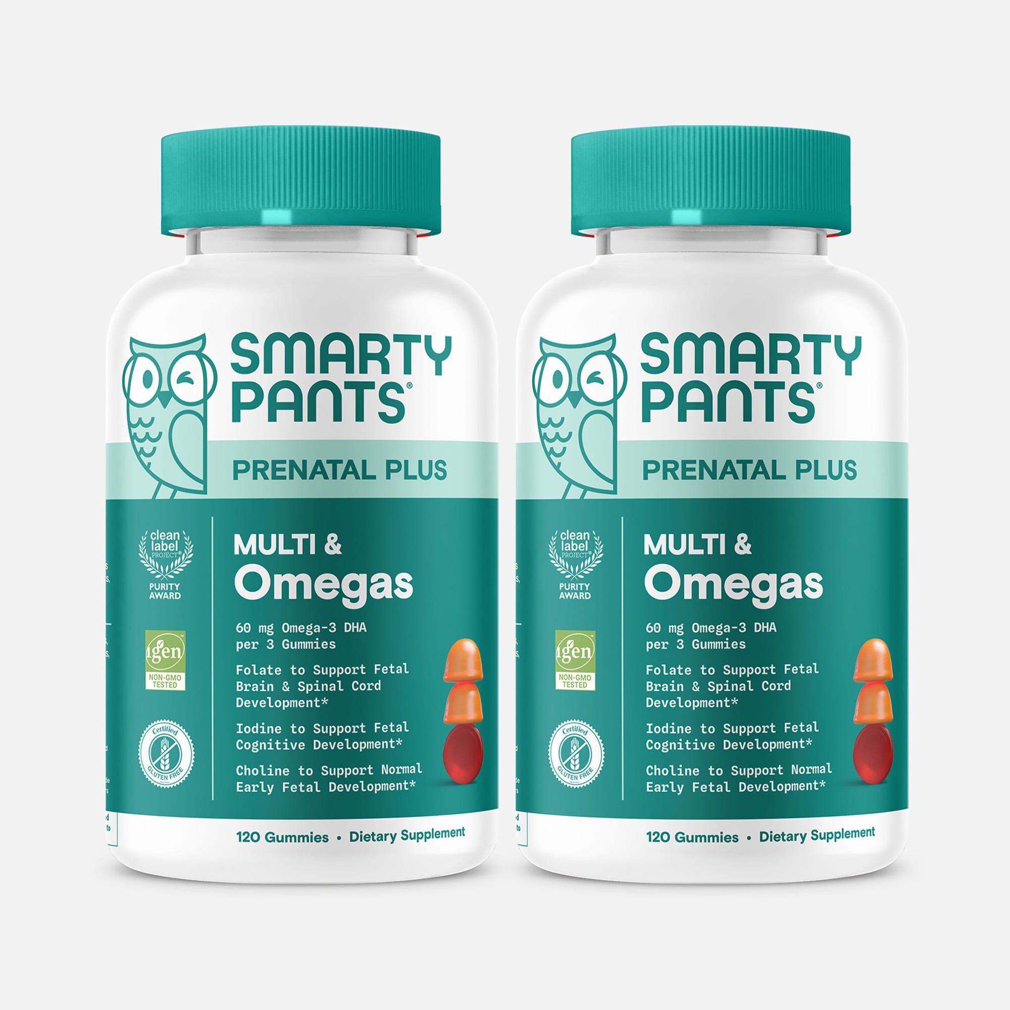 SmartyPants Prenatal Plus Multi & Omegas, 120 ct. (2-Pack), , large