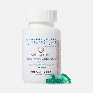 Caring Mill&trade; Ibuprofen Liquid Gels Pain Reliever/ Fever Reducer (NSAID)