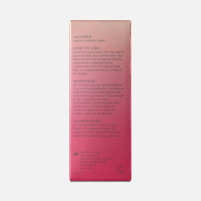 Joylux reliefHER™ Vaginal Hydration Melts, 5 ct., , large
