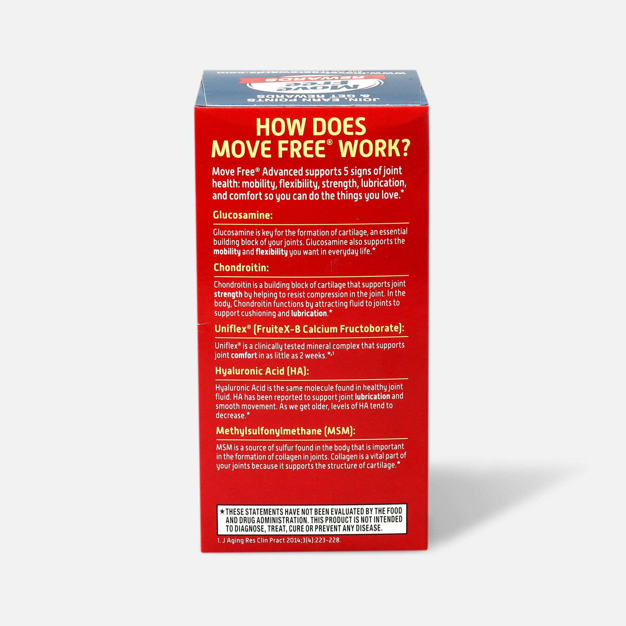 Schiff Move Free Advanced Plus MSM, 120 ct., , large