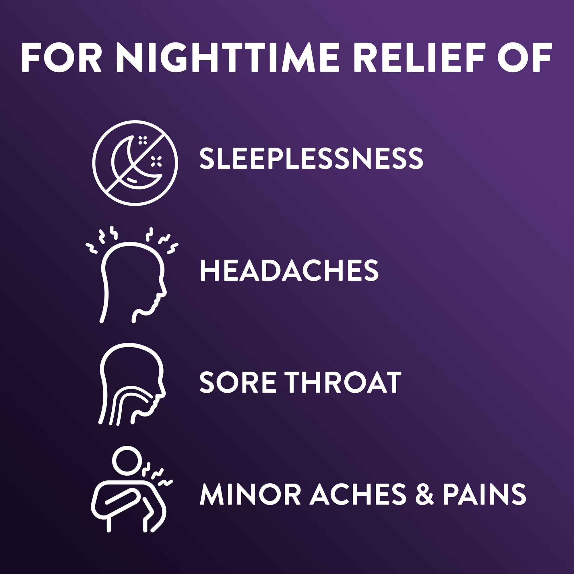 Vicks PainQuil PM Pain Relief + Sleep Aid Liquid, Midnight Cherry, 12 oz., , large