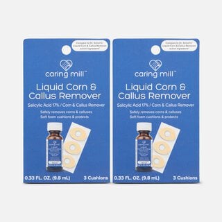 Caring Mill™ Corn & Callus Liquid and Cushion Remover Kit (2-Pack)