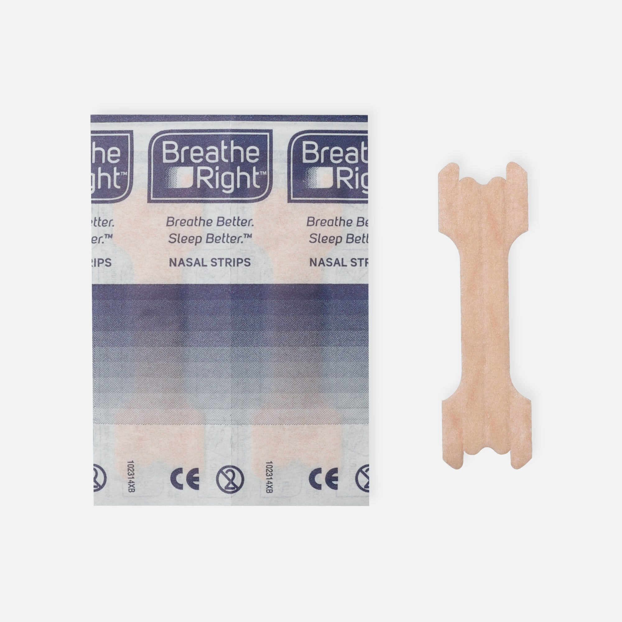Breathe Right Strips, 30 ct., Tan, large