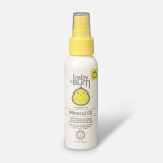 Baby Bum Mineral SPF 50 Sunscreen Spray-Fragrance Free, 3 oz., , large