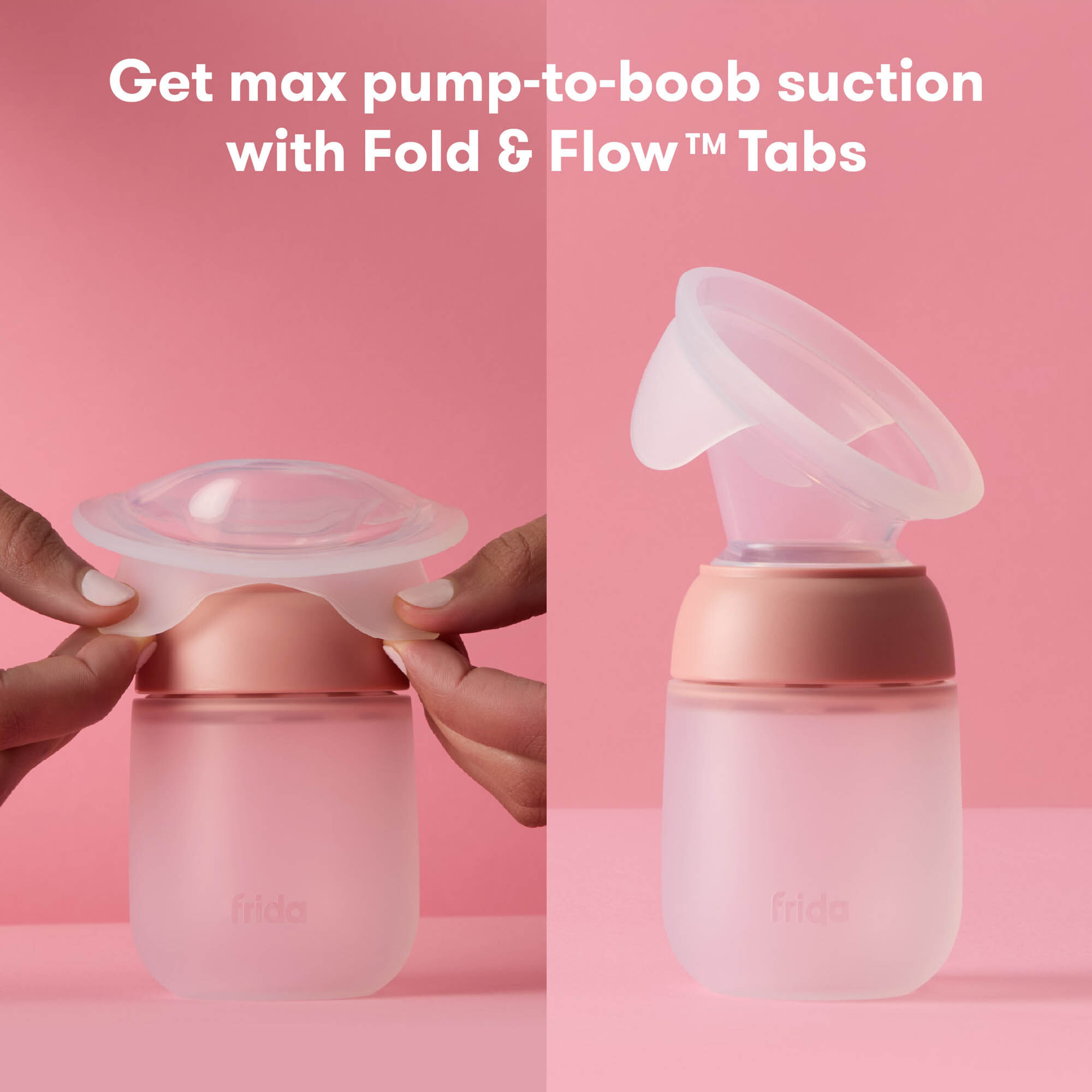 Frida Mom 2-in-1 Manual + Silicone Suction Breast Pump, , large