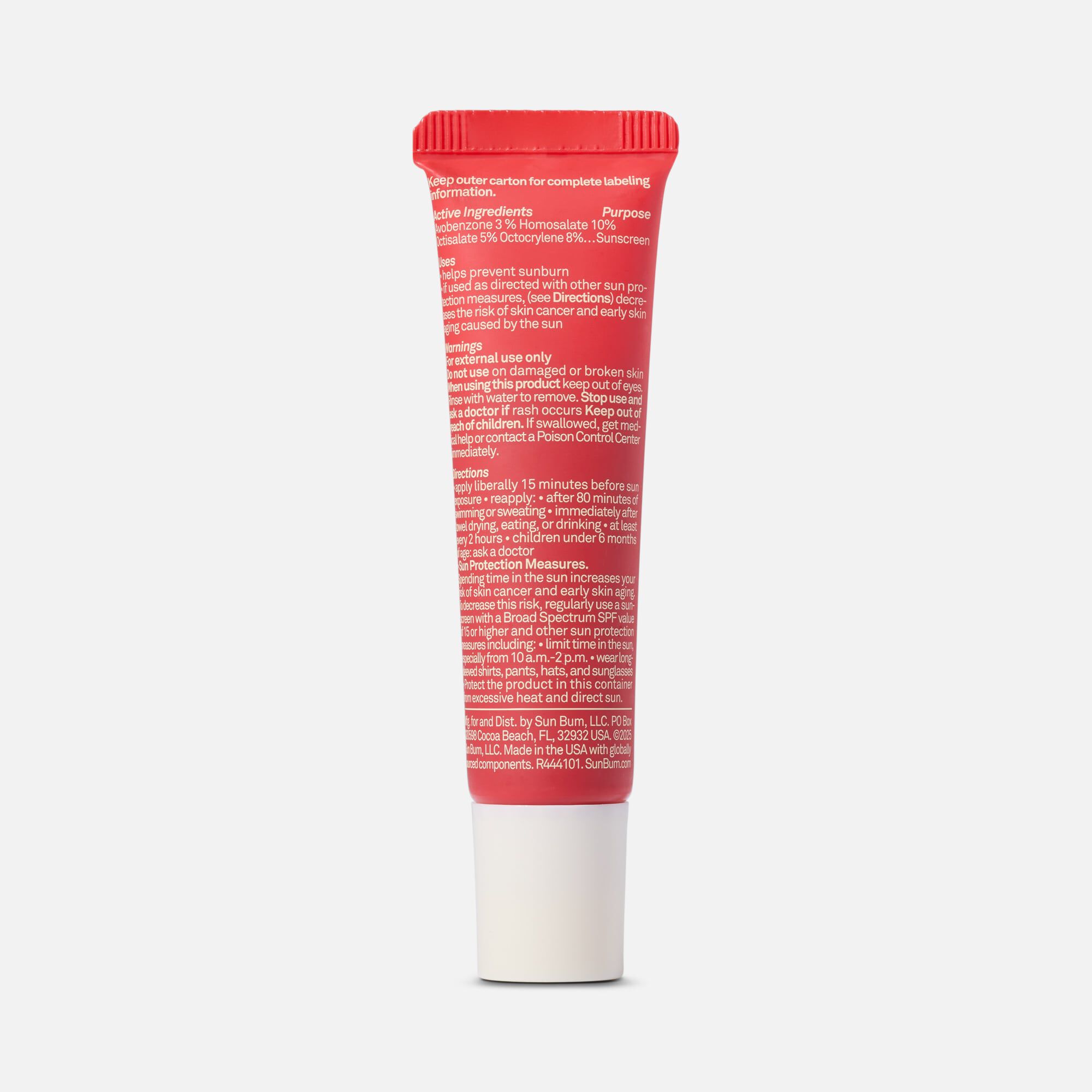 Sun Bum SPF 30 Sunscreen Tinted Lip Balm, 0.5 fl oz., Heat Wave, , large