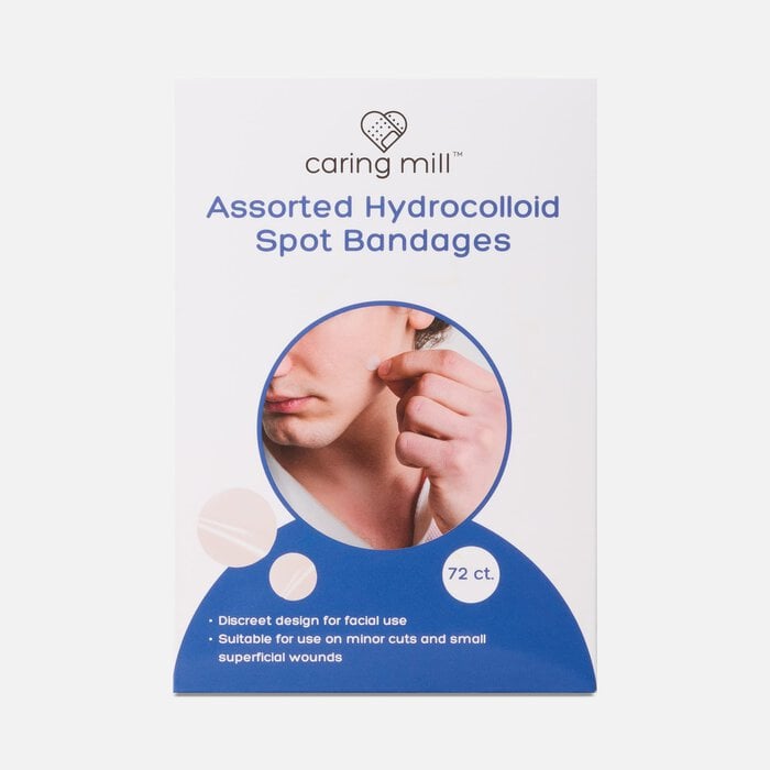 Caring Mill™ Hydrocolloid Spot Bandages Assorted, 72ct, , large